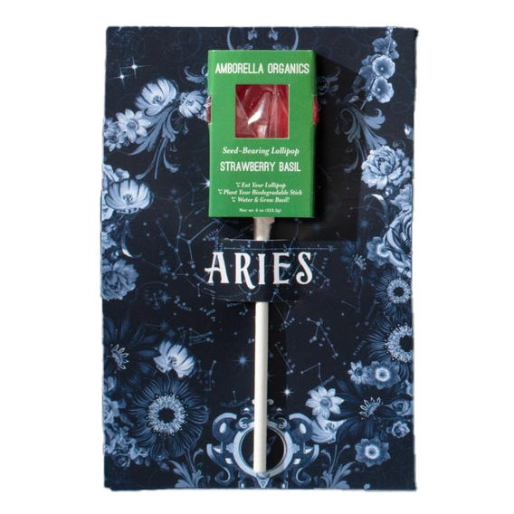 Astrology Cards with Seed-Bearing Lollipop