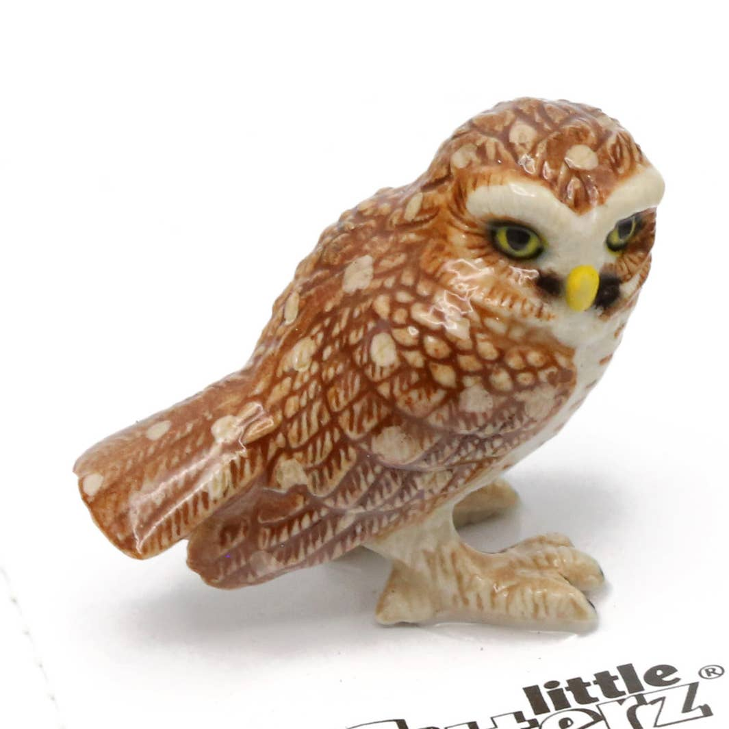 "Athene" Burrowing Owl Porcelain Miniature