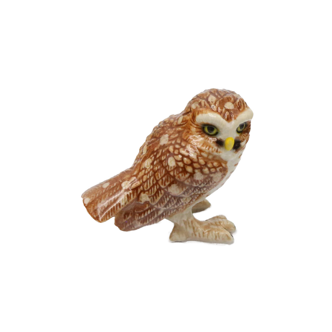 "Athene" Burrowing Owl Porcelain Miniature