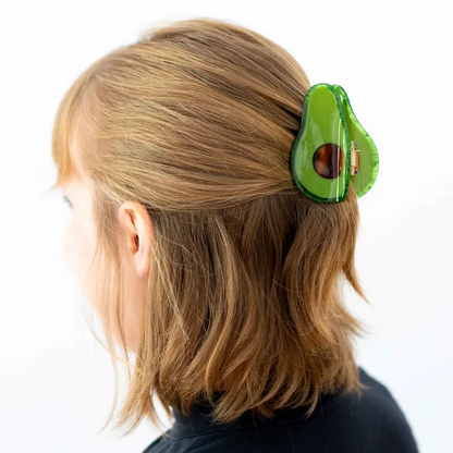 Mini Avocado Hair Claw Clip