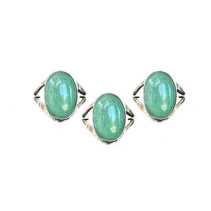 Aventurine Modern Ring