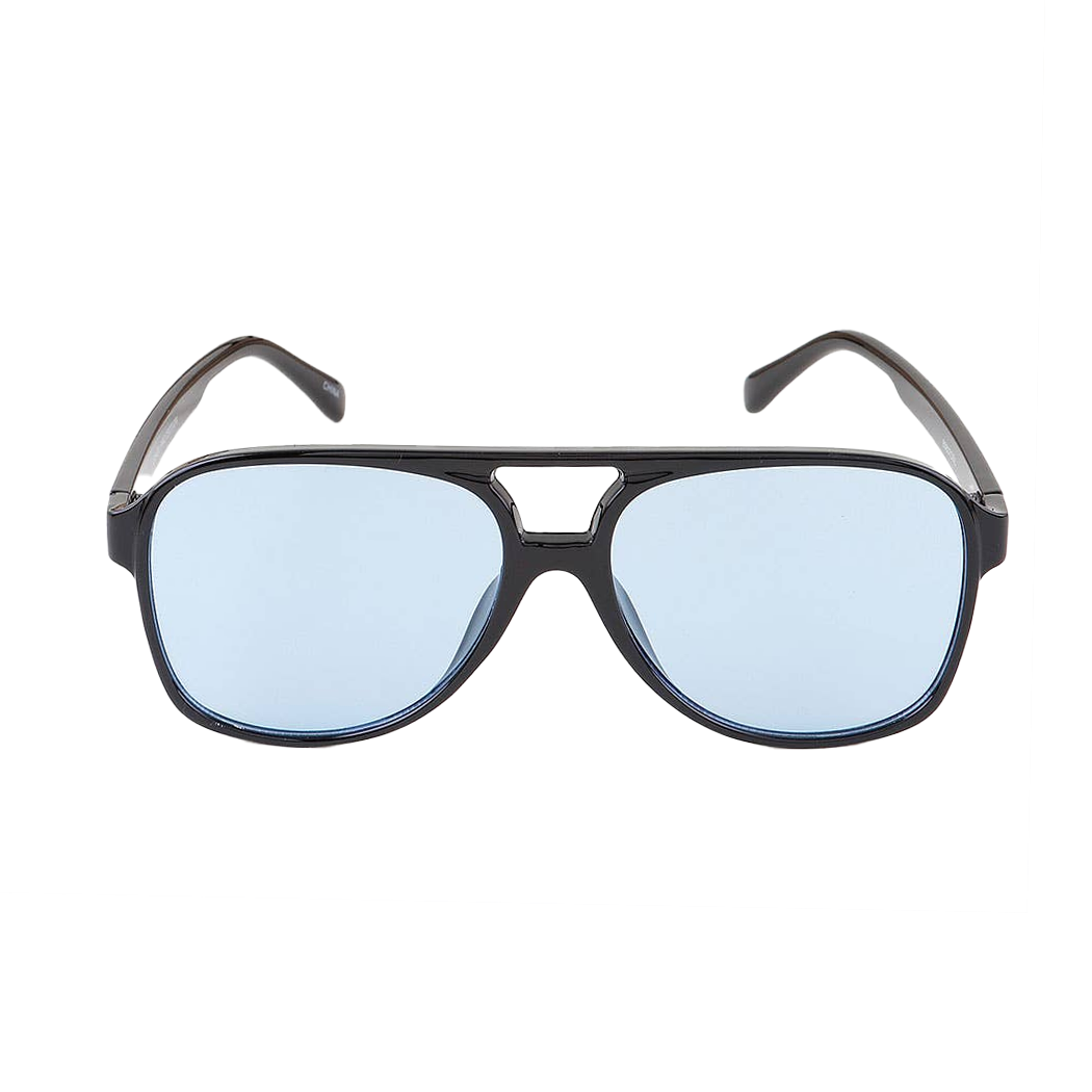 Bright Straight Cut Aviator Sunglasses