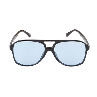 Bright Straight Cut Aviator Sunglasses