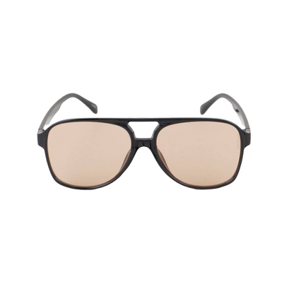 Bright Straight Cut Aviator Sunglasses