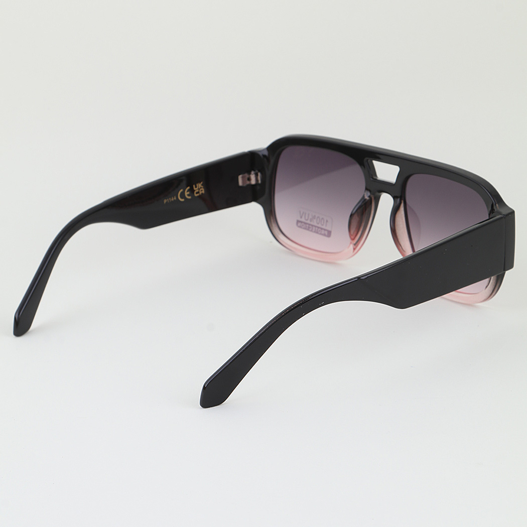 Bright Summer Straight Aviator Sunglasses
