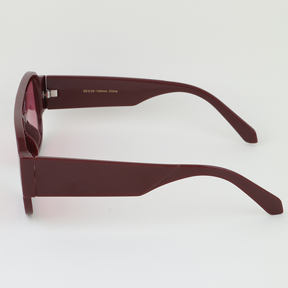 Bright Summer Straight Aviator Sunglasses