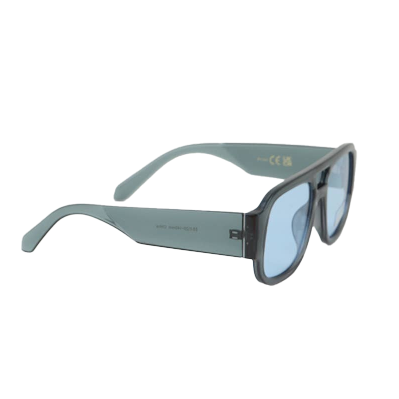 Bright Summer Straight Aviator Sunglasses