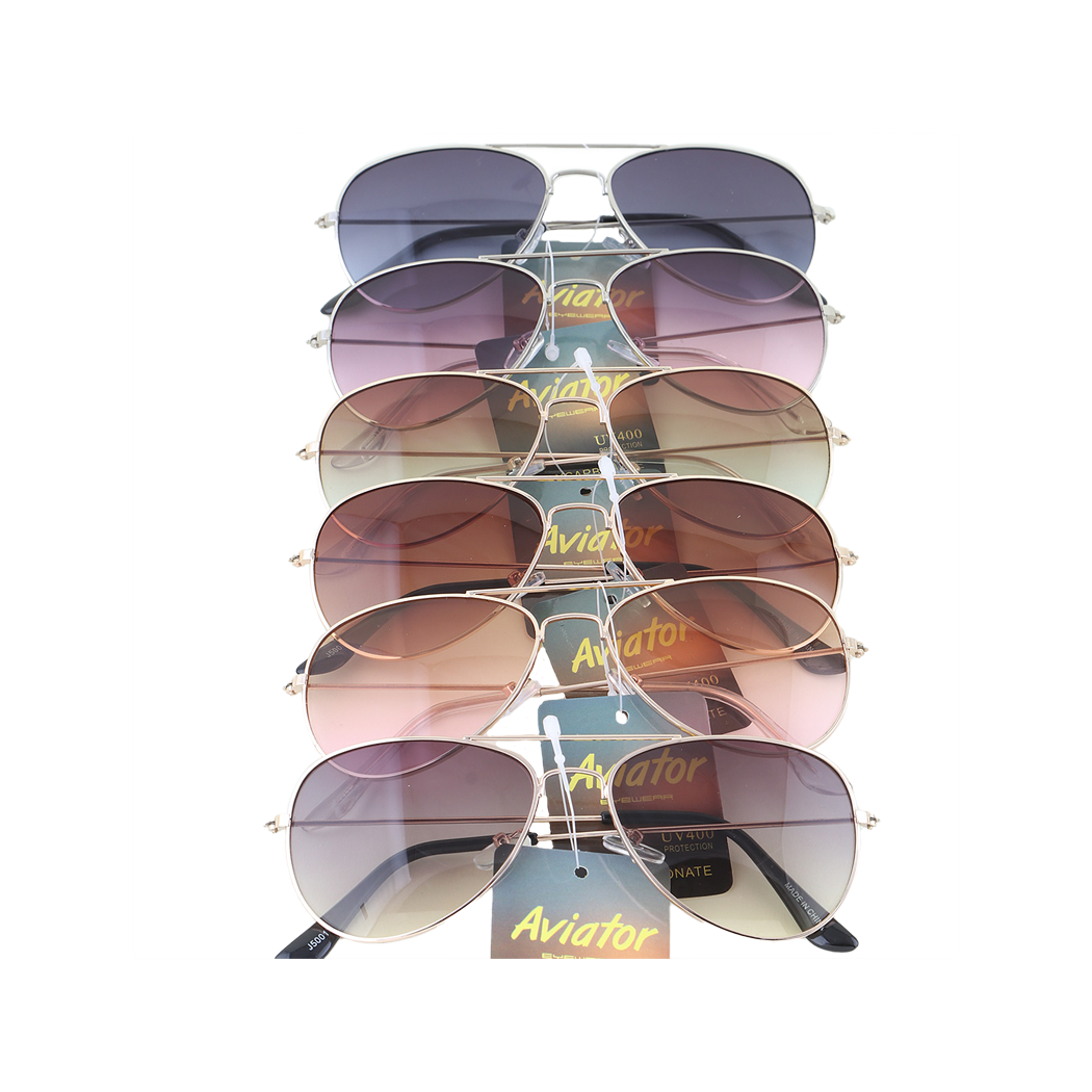 Classic Pilot Aviator Sunglasses