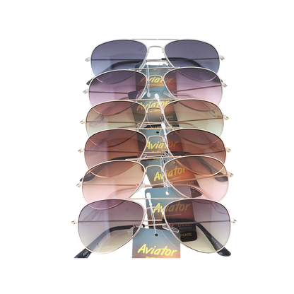 Classic Pilot Aviator Sunglasses