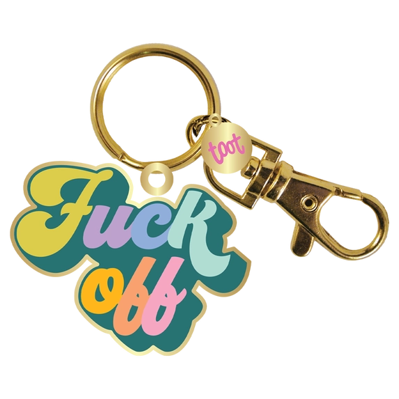 Fuck Off Key Charm