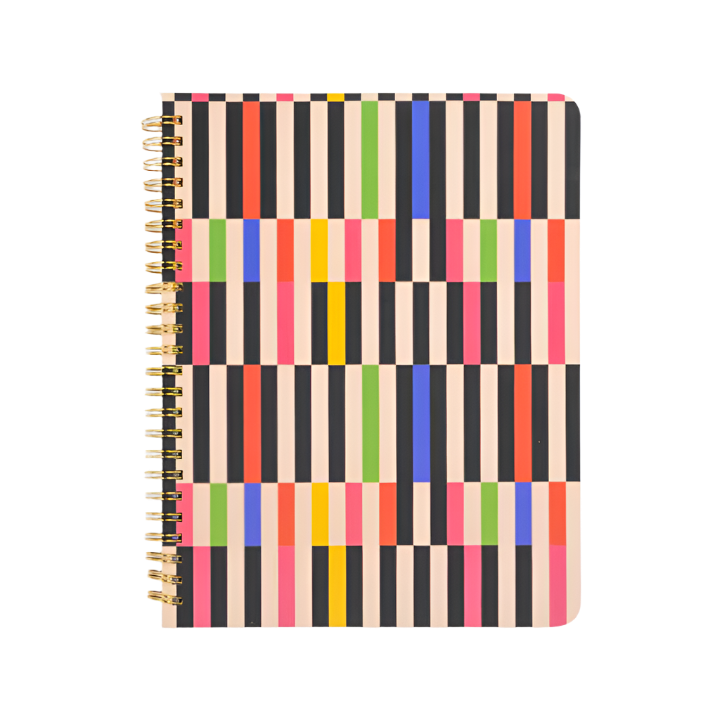 Mid-Century Stripe Notebook