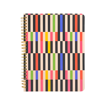 Mid-Century Stripe Notebook