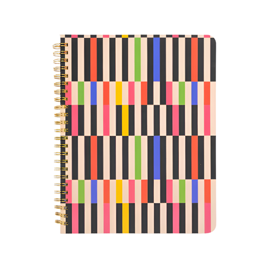 Mid-Century Stripe Notebook