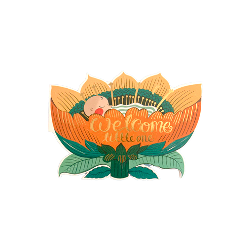 Baby Blossom Greeting Card