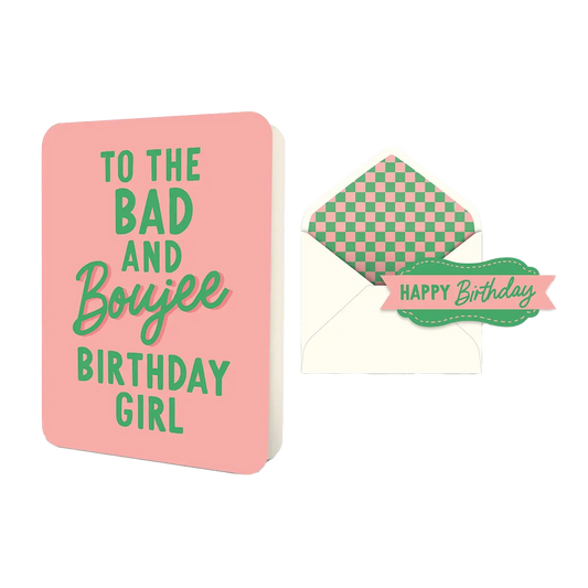 Bad & Boujee Birthday Deluxe Birthday Card