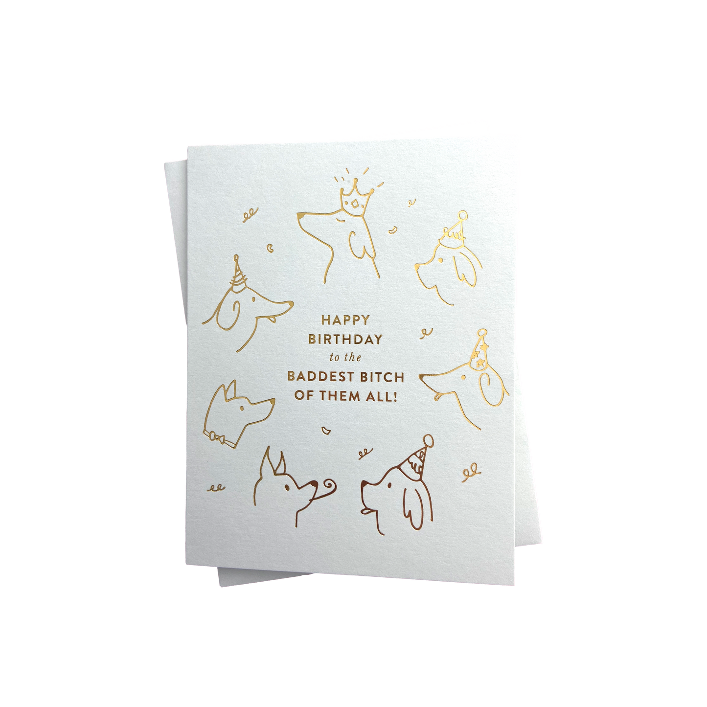 Baddest Bitch Birthday Card