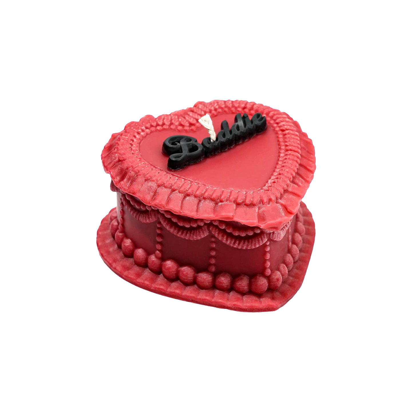 Baddie Heart Cake Candle