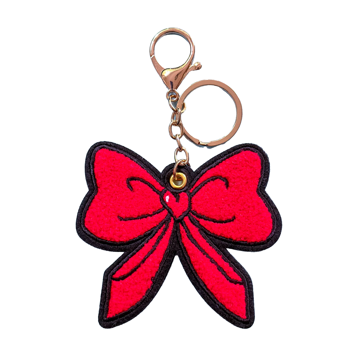 Red Bow Bag Charm