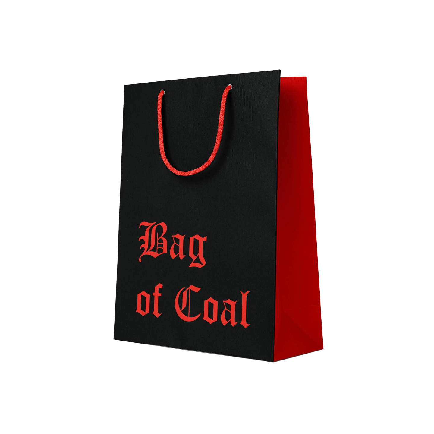 Bag of Coal Gift Bag