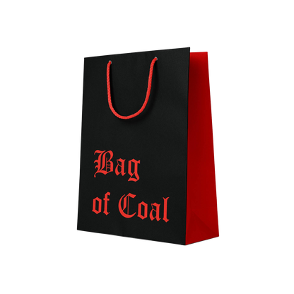 Bag of Coal Gift Bag