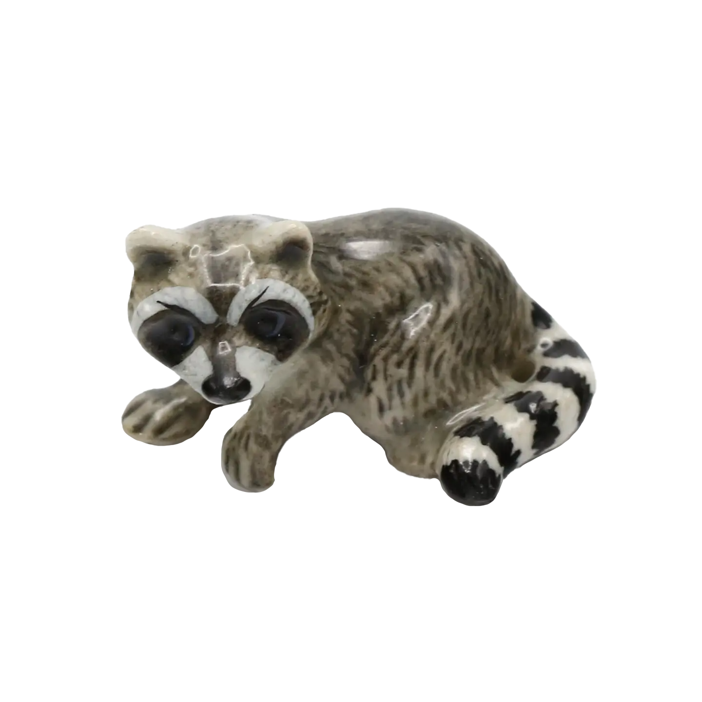 "Bandit" Raccoon Porcelain Miniature