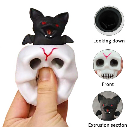 Bat Skull Halloween Squish Toy