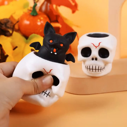Bat Skull Halloween Squish Toy