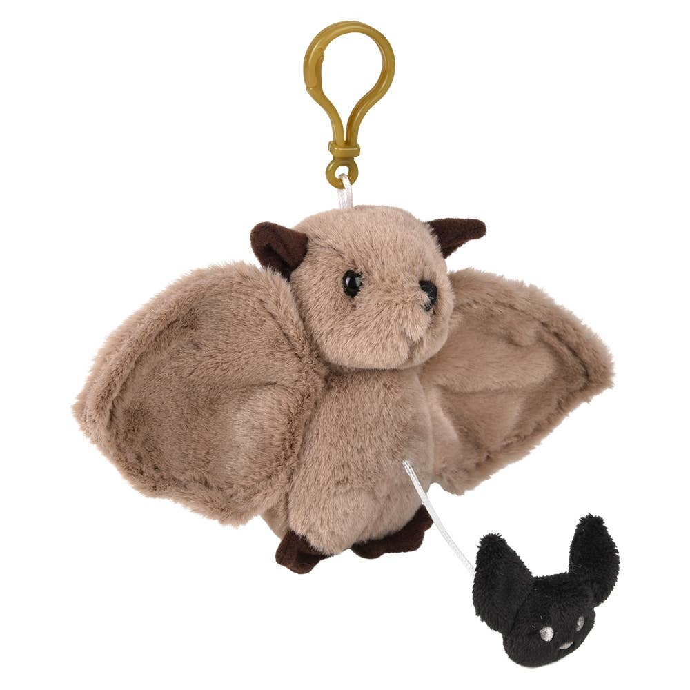 Plush Bat Backpack Clip
