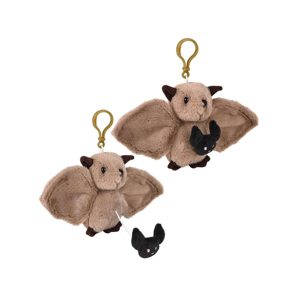 Plush Bat Backpack Clip