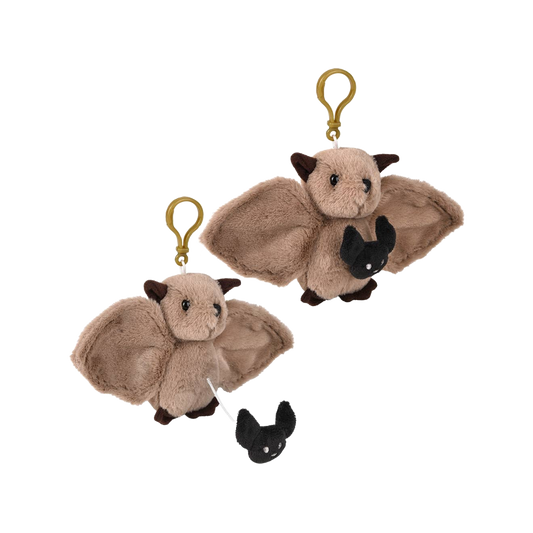 Plush Bat Backpack Clip