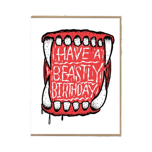 Beastly Birthday Big Card