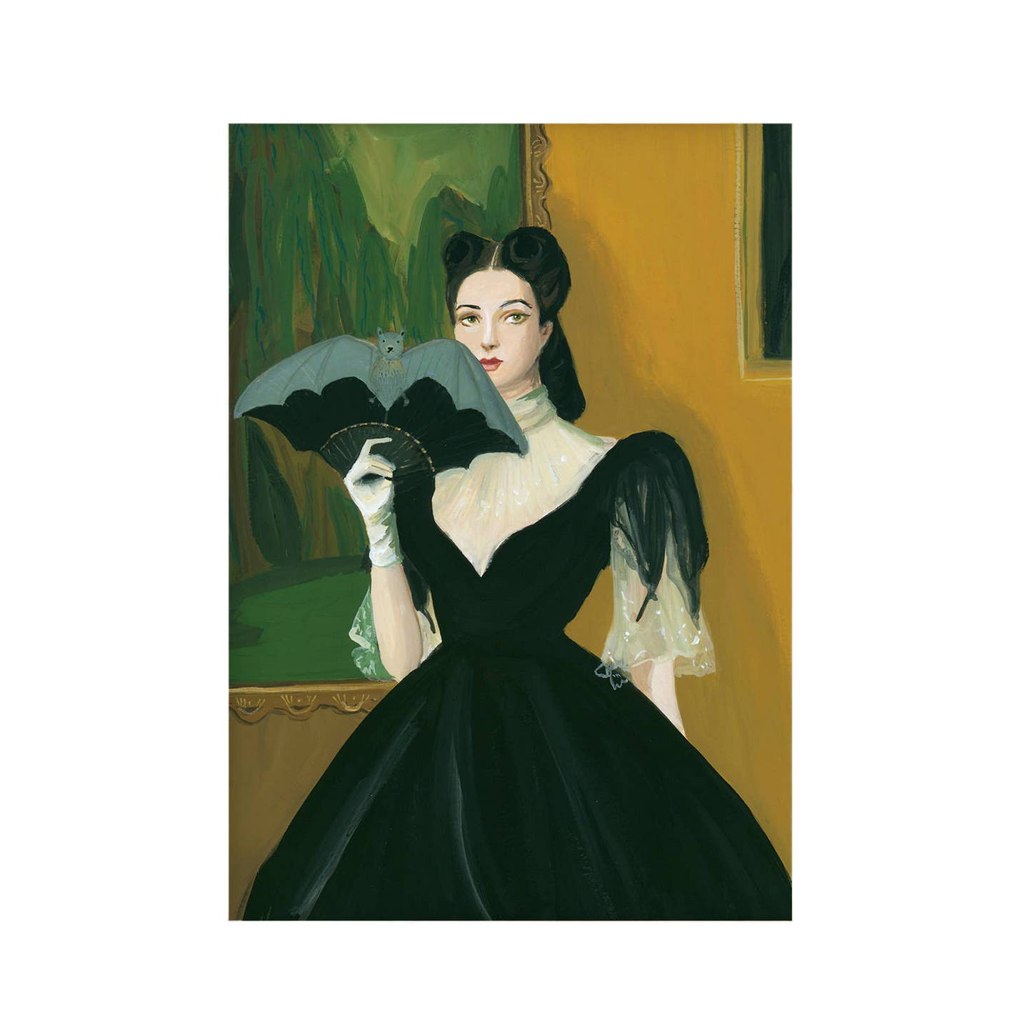 Beauty And The Bat Art Print