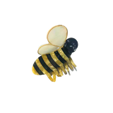 Hand-Painted Bee Claw Hair Clip