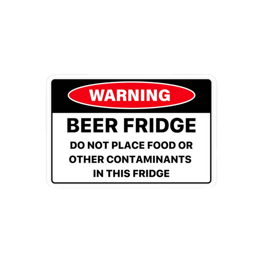 Beer Fridge Sticker
