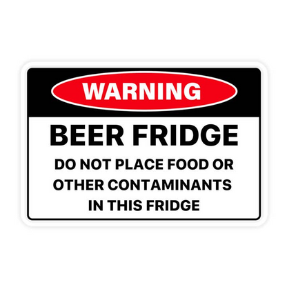 Beer Fridge Sticker