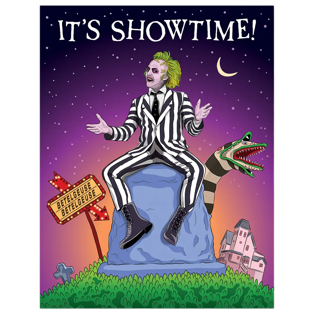 It's Showtime Birthday Card