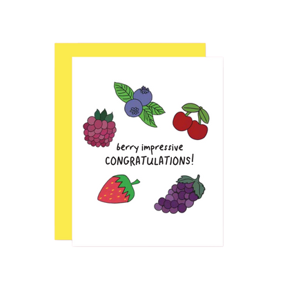 Berry Impressive Congratulations Card