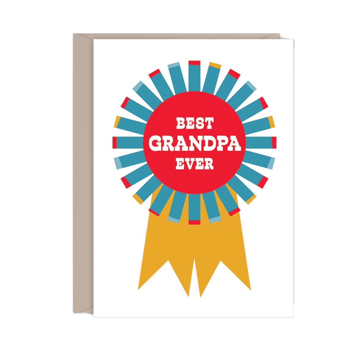 Grandpa Prize Badge - FatherʻS Day Card