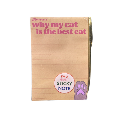 Why My Cat is the Best Cat Sticky Notes