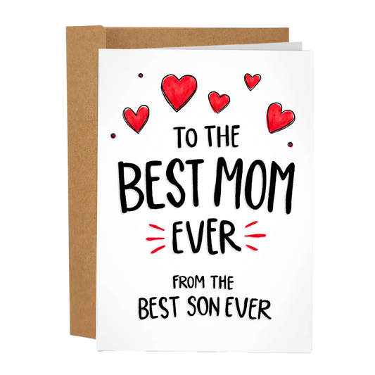 Best Son Ever Mother's Day Card (Copy)