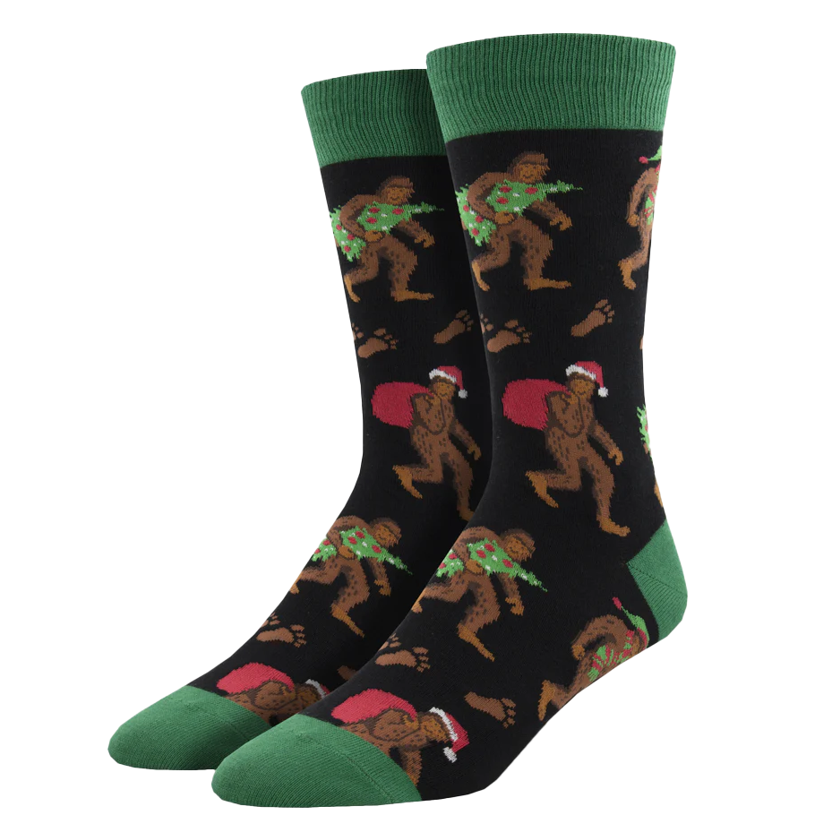 Big Foot Christmas -  Men's Socks