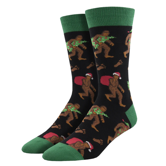 Big Foot Christmas -  Men's Socks