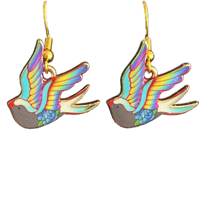 Swallow Dangle Earrings