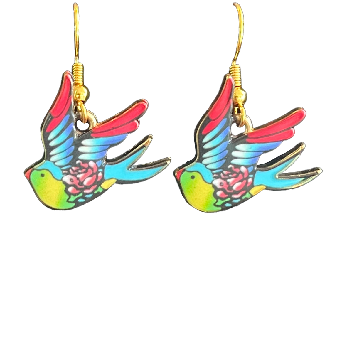 Swallow Dangle Earrings