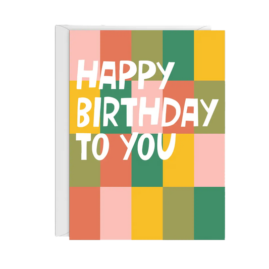 Birthday Blocks Birthday Card