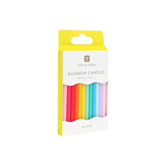 Rainbow Birthday Candles