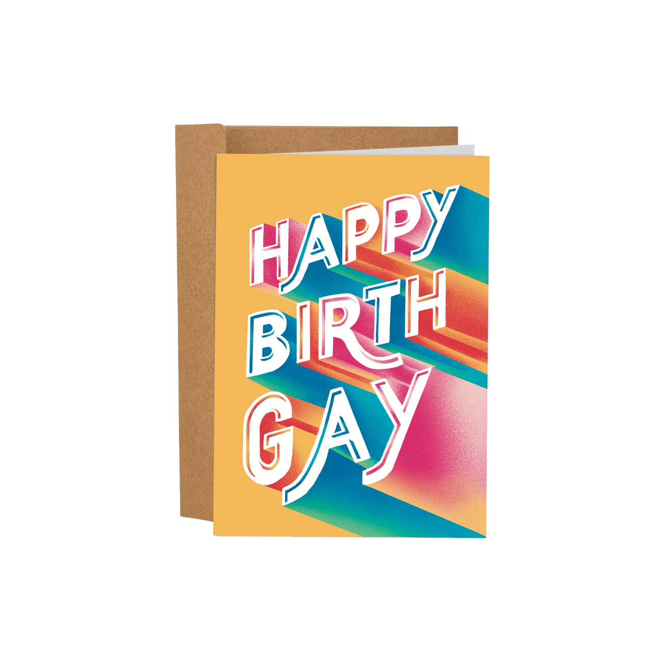 Happy Birthgay Lgbtq+ Birthday Card