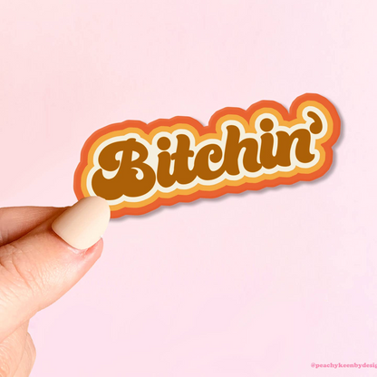 Bitchin' Retro Sticker