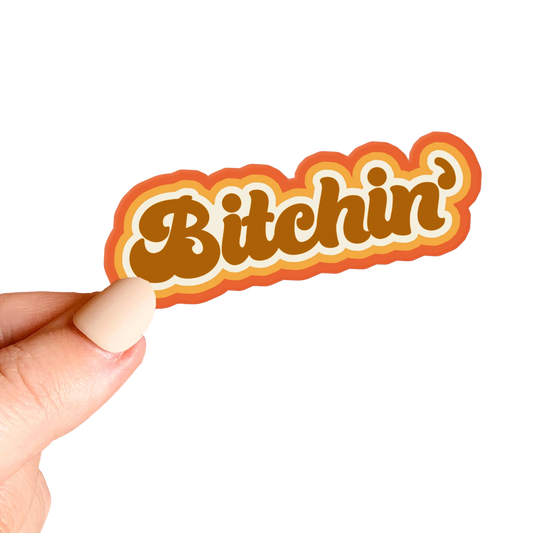 Bitchin' Retro Sticker