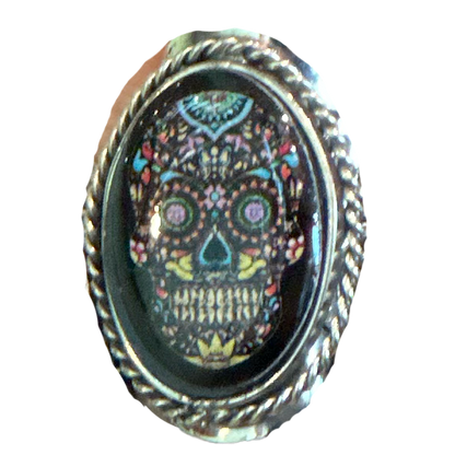 Sugar Skull Ring